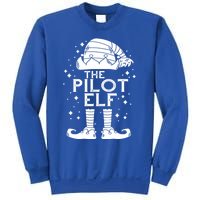 Aircraft Pilot Christmas Airplane Aviator The Pilot Elf Gift Sweatshirt