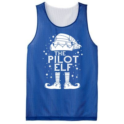 Aircraft Pilot Christmas Airplane Aviator The Pilot Elf Gift Mesh Reversible Basketball Jersey Tank