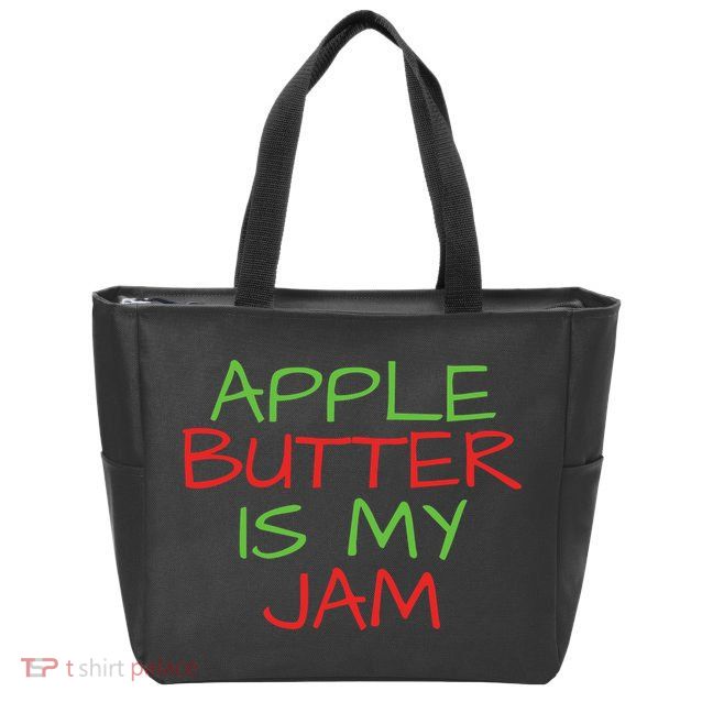 Apple Picking Crew Fall Family Outfit Autumn Fall Apple Lover Apple Picking Zip Tote Bag