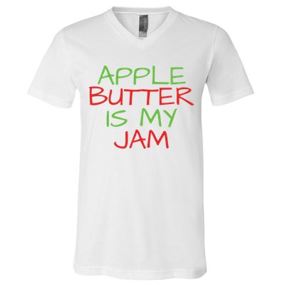 Apple Picking Crew Fall Family Outfit Autumn Fall Apple Lover Apple Picking V-Neck T-Shirt
