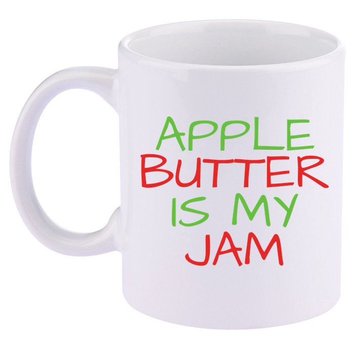 Apple Picking Crew Fall Family Outfit Autumn Fall Apple Lover Apple Picking 11oz C Handle Ceramic Mug