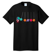 Astrophysicist Planet Cradle Astronomy Tall T-Shirt