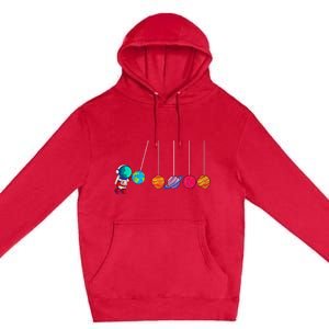 Astrophysicist Planet Cradle Astronomy Premium Pullover Hoodie