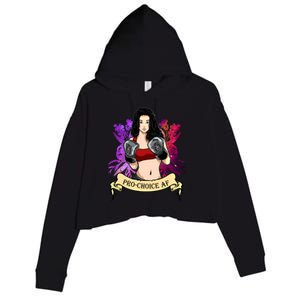 Asian Pro Choice Af 'S Rights Feminist Gift Crop Fleece Hoodie