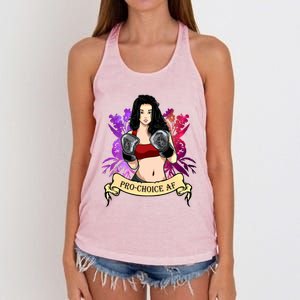 Asian Pro Choice Af 'S Rights Feminist Gift Women's Knotted Racerback Tank