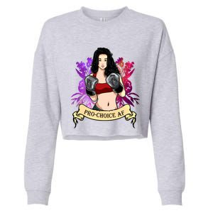 Asian Pro Choice Af 'S Rights Feminist Gift Cropped Pullover Crew