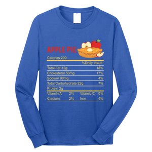 Apple Pie Calories Turkey Thanksgiving Day Thanksgiving Day Cool Gift Long Sleeve Shirt