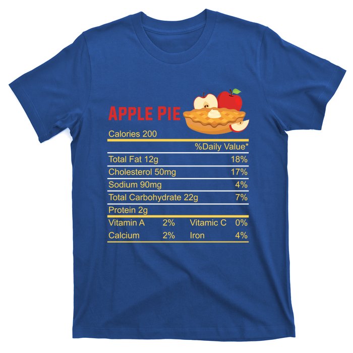 Apple Pie Calories Turkey Thanksgiving Day Thanksgiving Day Cool Gift T-Shirt