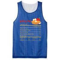 Apple Pie Calories Turkey Thanksgiving Day Thanksgiving Day Cool Gift Mesh Reversible Basketball Jersey Tank