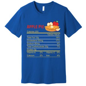 Apple Pie Calories Turkey Thanksgiving Day Thanksgiving Day Cool Gift Premium T-Shirt