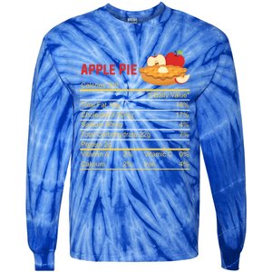 Apple Pie Calories Turkey Thanksgiving Day Thanksgiving Day Cool Gift Tie-Dye Long Sleeve Shirt