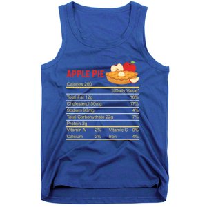 Apple Pie Calories Turkey Thanksgiving Day Thanksgiving Day Cool Gift Tank Top