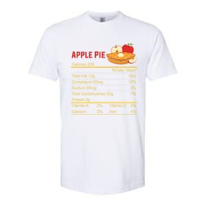 Apple Pie Calories Turkey Thanksgiving Day Thanksgiving Day Cool Gift Softstyle CVC T-Shirt