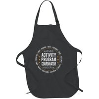 Activity Program Coordinator Funny Week Full-Length Apron With Pockets