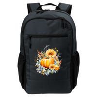 Autumn Pumpkin Cute Floral Halloween Backpack