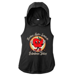 Apple Picking Crew First Apple Picking Matching Family Ladies PosiCharge Tri-Blend Wicking Draft Hoodie Tank