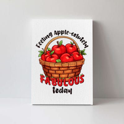 Apple Picking Crew Funny Apple Harvest Matching Family Squad Canvas