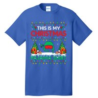 Airplane Pilot Christmas Pajama Meaningful Gift Airline Pilot Xmas Funny Gift Tall T-Shirt