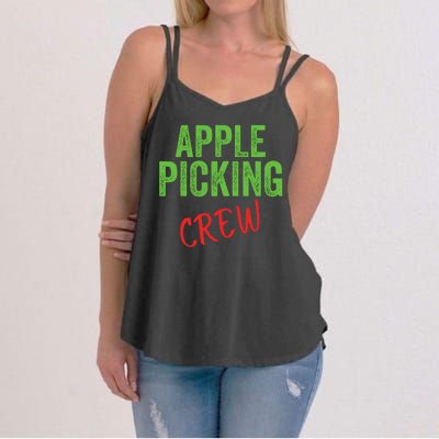 Apple Picking Crew Apple Picking Fall Family Outfit Autumn Fall Apple Lover Women's Strappy Tank