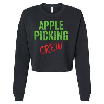 Apple Picking Crew Apple Picking Fall Family Outfit Autumn Fall Apple Lover Cropped Pullover Crew