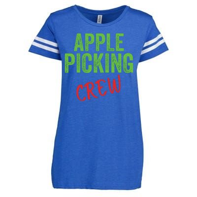 Apple Picking Crew Apple Picking Fall Family Outfit Autumn Fall Apple Lover Enza Ladies Jersey Football T-Shirt