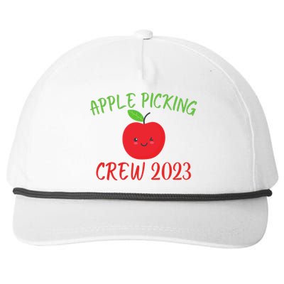 Apple Picking Crew Autumn Fall Apple Lover Apple Picking Fall Family Outfit Snapback Five-Panel Rope Hat