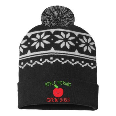 Apple Picking Crew Autumn Fall Apple Lover Apple Picking Fall Family Outfit USA-Made Snowflake Beanie