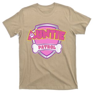 Auntie Patrol Dog Mom Dad Funny Gift Birthday Party T-Shirt