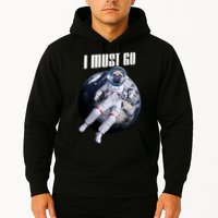 Astronaut Pug Dog I Must Go Hoodie