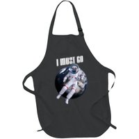 Astronaut Pug Dog I Must Go Apron
