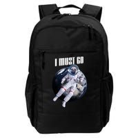 Astronaut Pug Dog I Must Go Backpack