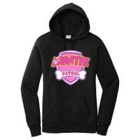 Auntie Patrol Dog Mom Dad Funny Gift Birthday Party Women's Pullover Hoodie