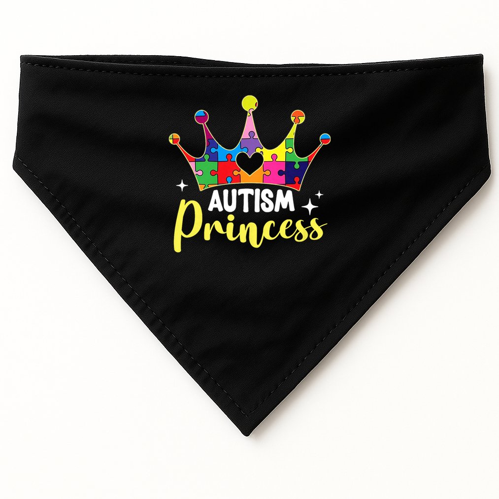 Autism Princess Daughter Autism Awareness USA-Made Doggie Bandana