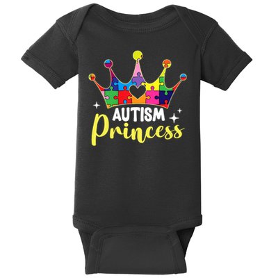 Autism Princess Daughter Autism Awareness Baby Bodysuit