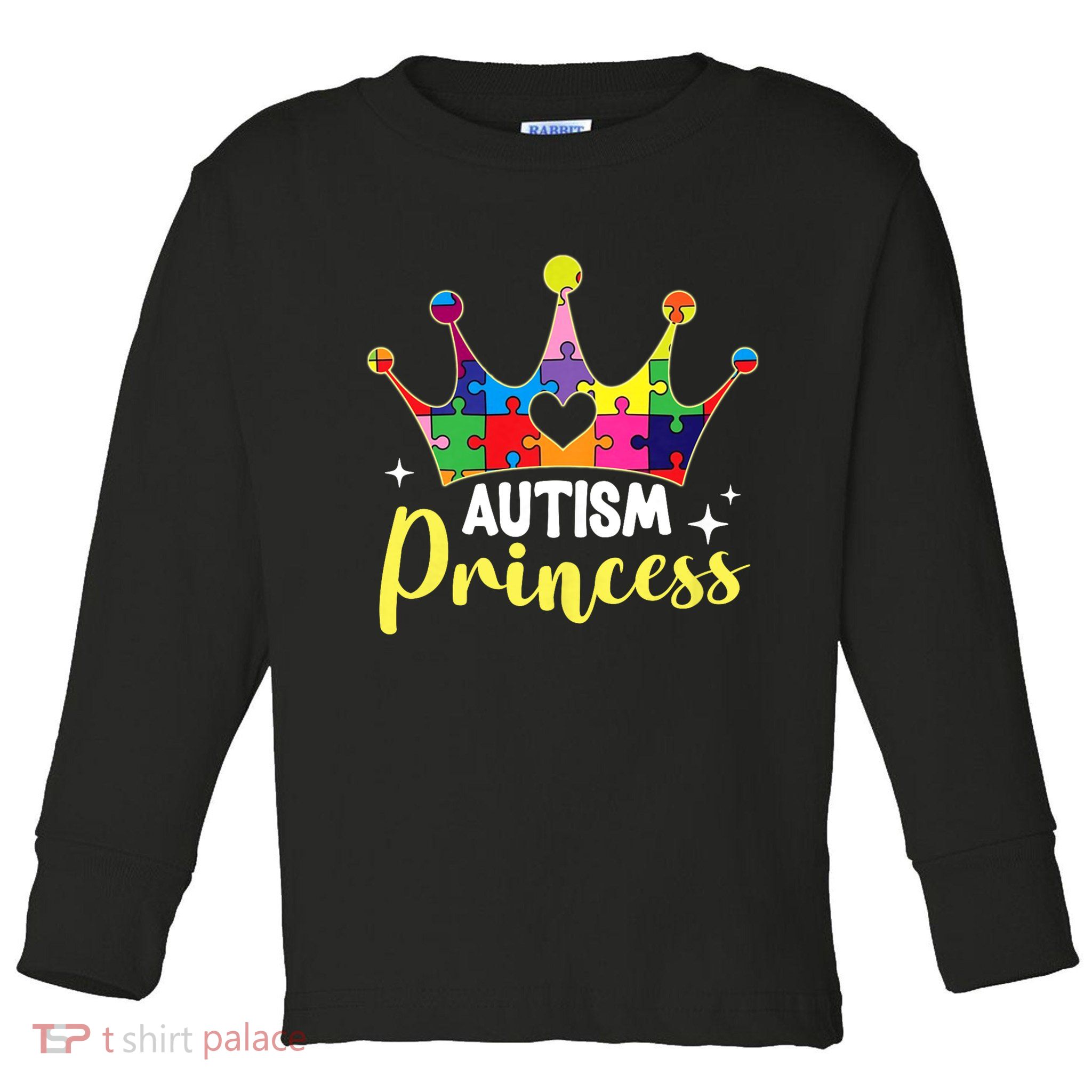 Autism Princess Daughter Autism Awareness Toddler Long Sleeve Shirt
