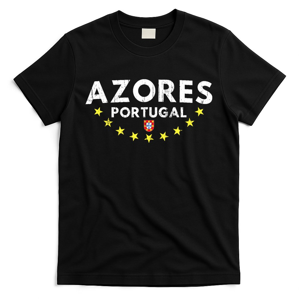 Azores Portugal - Distressed Souvenir Vacation Azorean T-Shirt