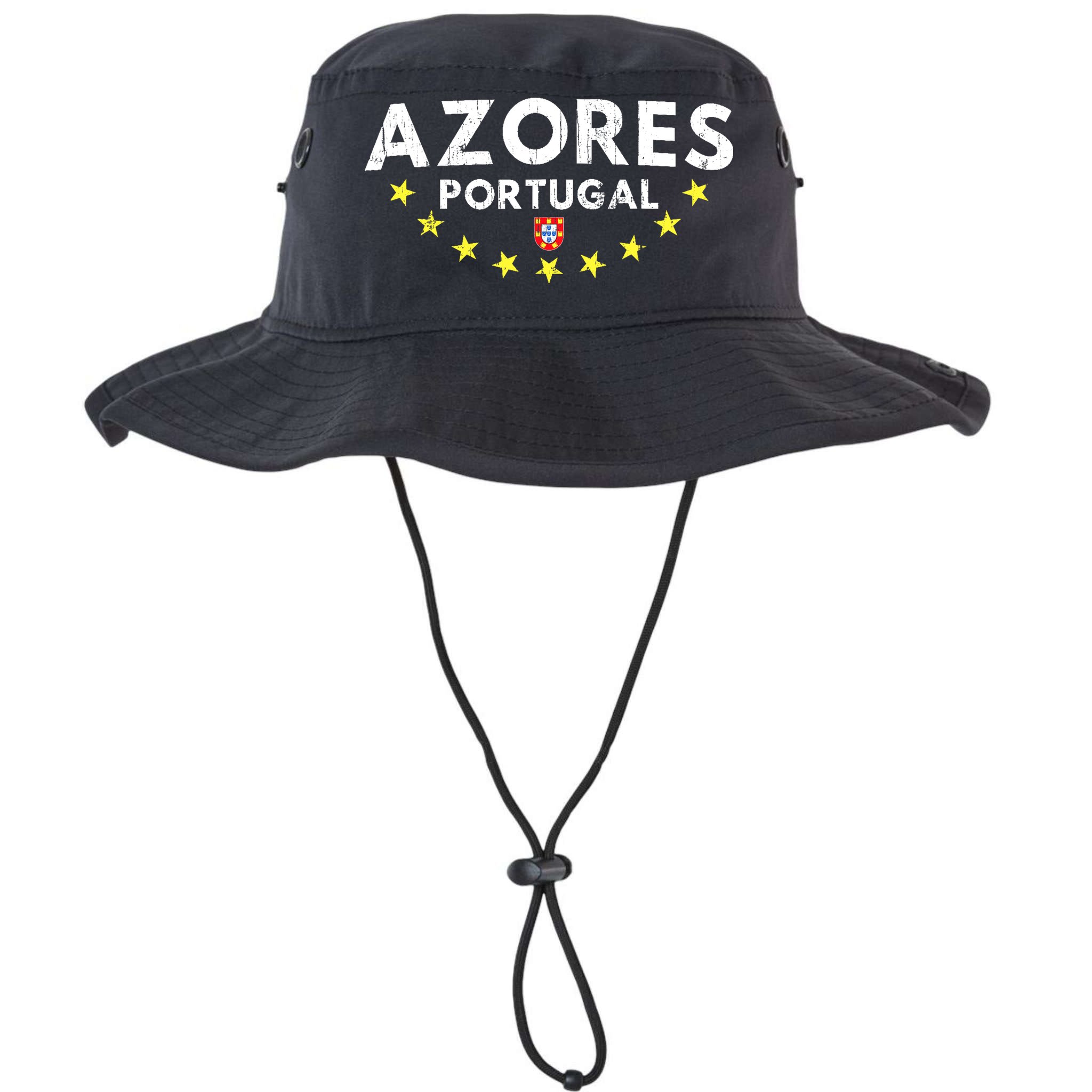Azores Portugal - Distressed Souvenir Vacation Azorean Bucket Hat