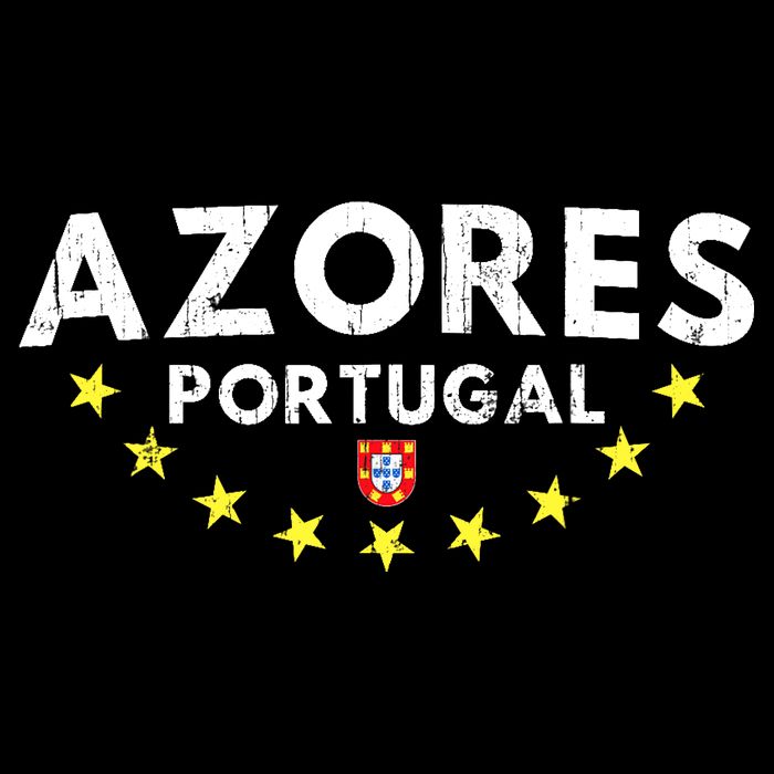 Azores Portugal - Distressed Souvenir Vacation Azorean Zip Tote Bag