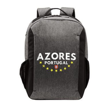 Azores Portugal - Distressed Souvenir Vacation Azorean Vector Backpack