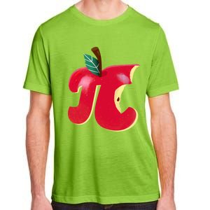 Apple Pi Day Funny Math Nerd Pie Teacher 3 14 Constant Gift Adult ChromaSoft Performance T-Shirt