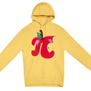 Apple Pi Day Funny Math Nerd Pie Teacher 3 14 Constant Gift Premium Pullover Hoodie