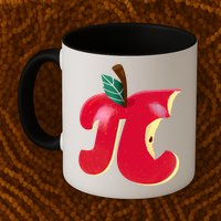 Apple Pi Day Funny Math Nerd Pie Teacher 3 14 Constant Gift Coffee Mug