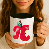Apple Pi Day Funny Math Nerd Pie Teacher 3 14 Constant Gift Coffee Mug