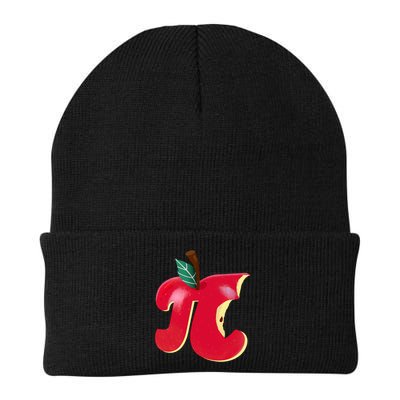 Apple Pi Day Funny Math Nerd Pie Teacher 3 14 Constant Gift Knit Cap Winter Beanie