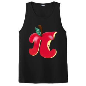 Apple Pi Day Funny Math Nerd Pie Teacher 3 14 Constant Gift PosiCharge Competitor Tank