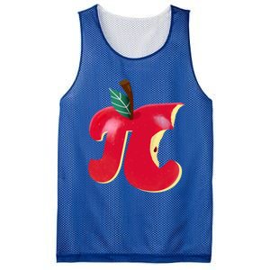 Apple Pi Day Funny Math Nerd Pie Teacher 3 14 Constant Gift Mesh Reversible Basketball Jersey Tank