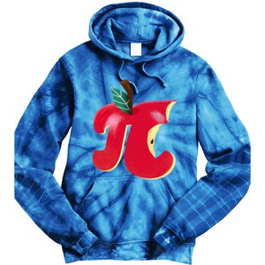 Apple Pi Day Funny Math Nerd Pie Teacher 3 14 Constant Gift Tie Dye Hoodie