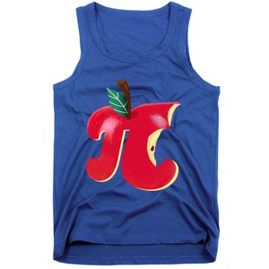 Apple Pi Day Funny Math Nerd Pie Teacher 3 14 Constant Gift Tank Top