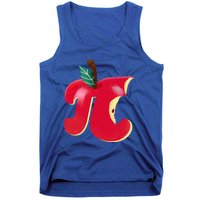 Apple Pi Day Funny Math Nerd Pie Teacher 3 14 Constant Gift Tank Top