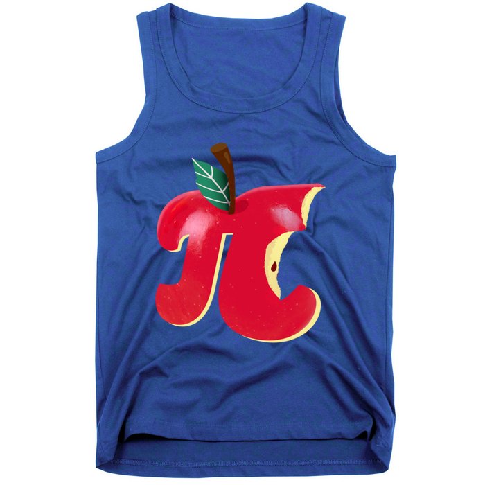 Apple Pi Day Funny Math Nerd Pie Teacher 3 14 Constant Gift Tank Top